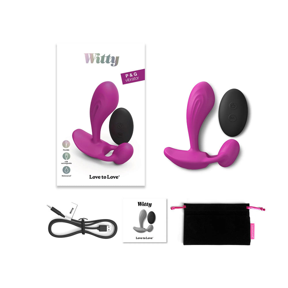 Love to Love Witty G & P-Spot Vibrator | Melody's Room