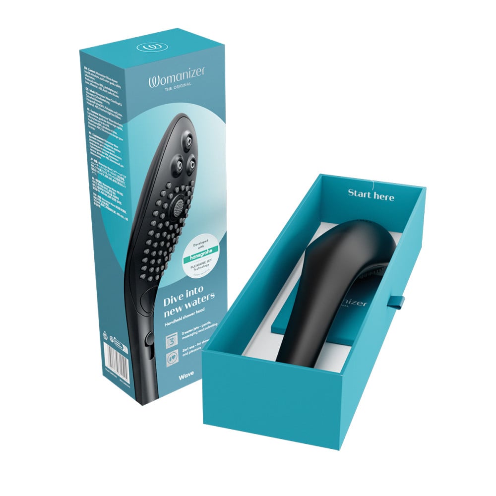 Womanizer Wave 2-in-1 Clit Stimulation Water Massager & Shower Head | Melody's Room