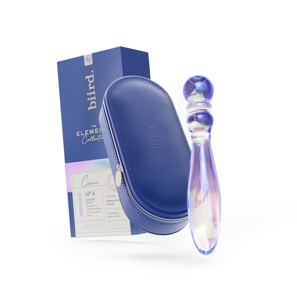 Biird Cecii Beaded Glass Dildo | Melody's Room