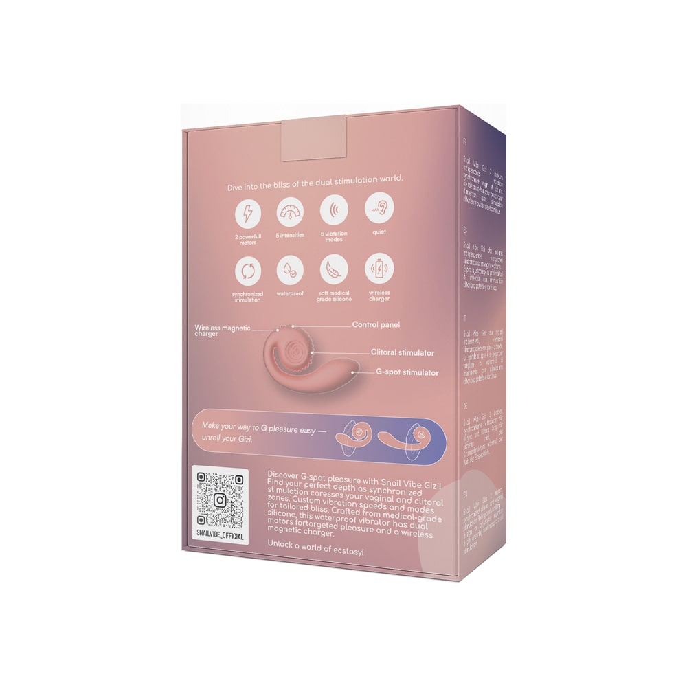 Snail Vibe Gizi Dual Stimulation Vibe | Melody's Room