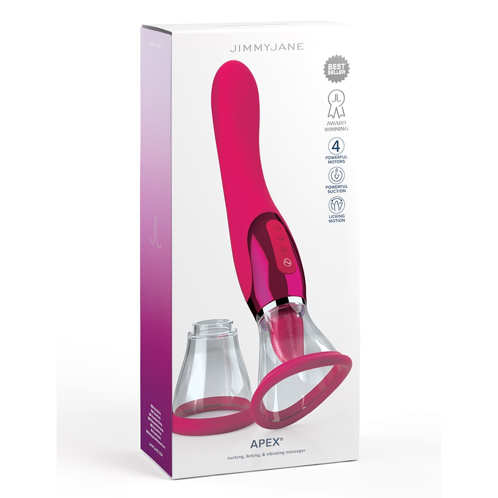 Jimmyjane Apex 4-in-1 Suction & G-Spot Vibrator