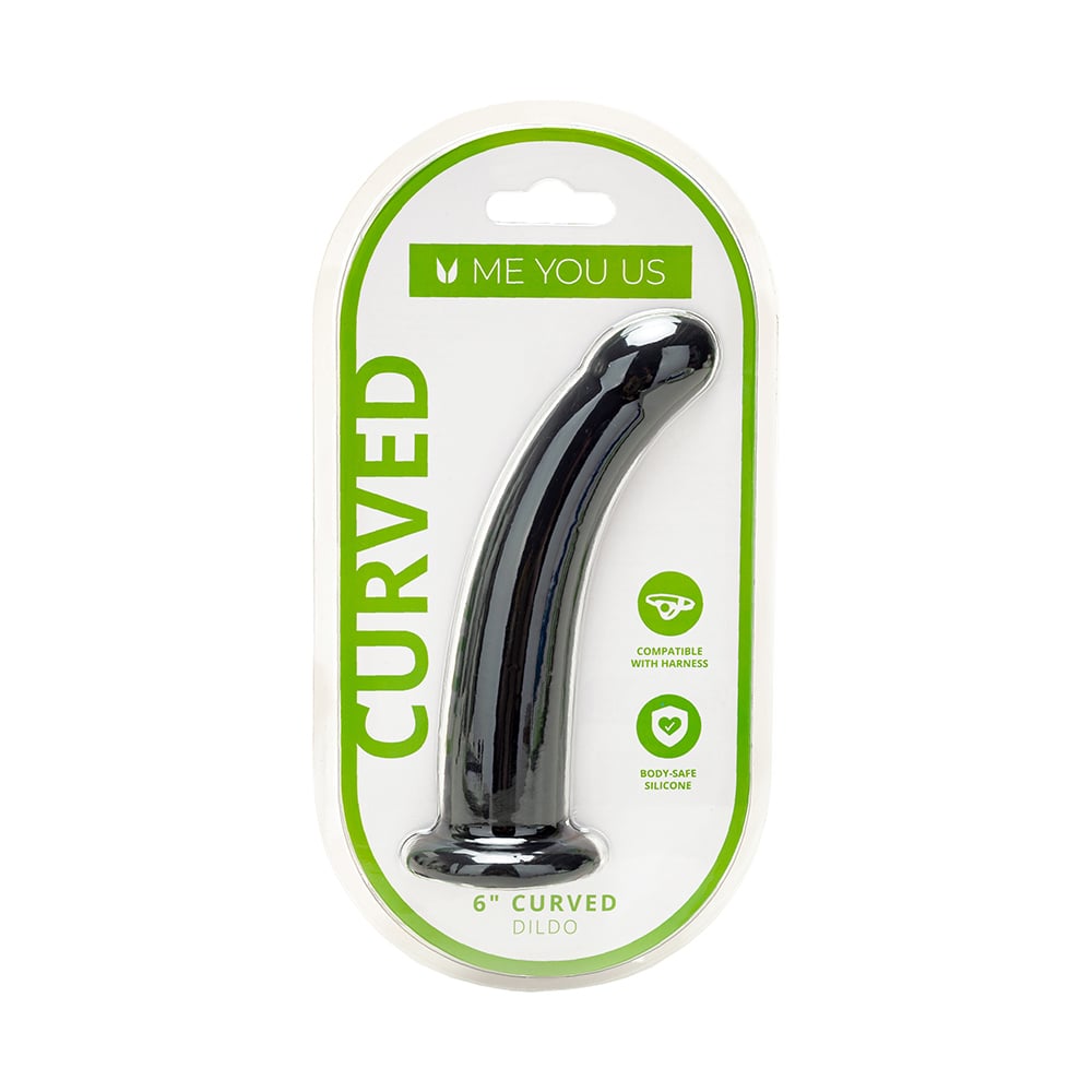 Me You Us 6" Curved Silicone Dildo | Melody's Room