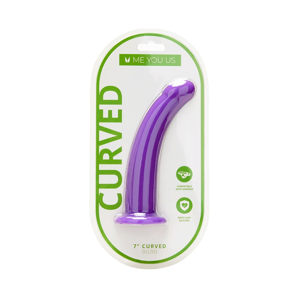 Me You Us 7" Curved Silicone Dildo | Melody's Room