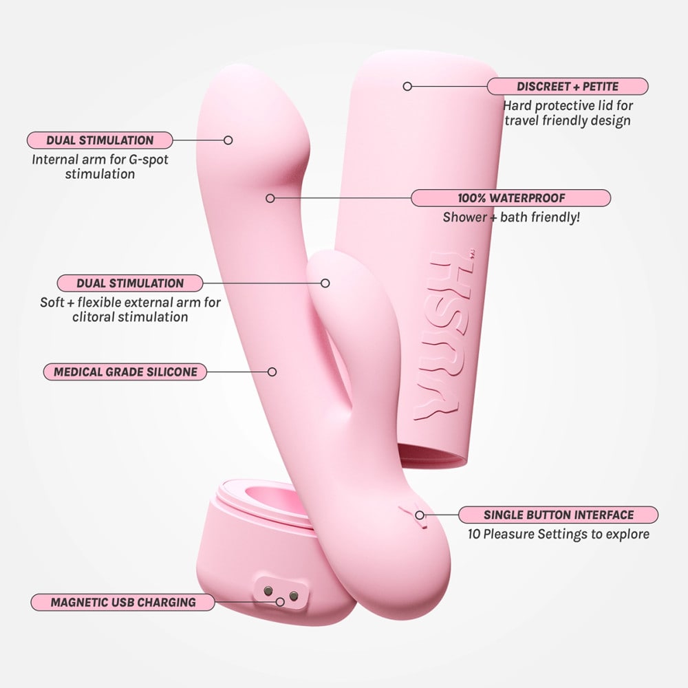 VUSH Glow Rabbit Vibrator | Melody's Room