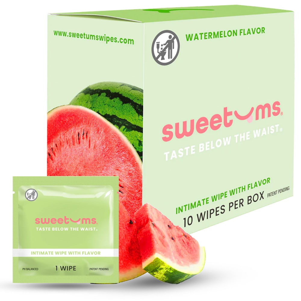 Sweetums Intimate Wipes Watermelon Flavored | Melody's Room