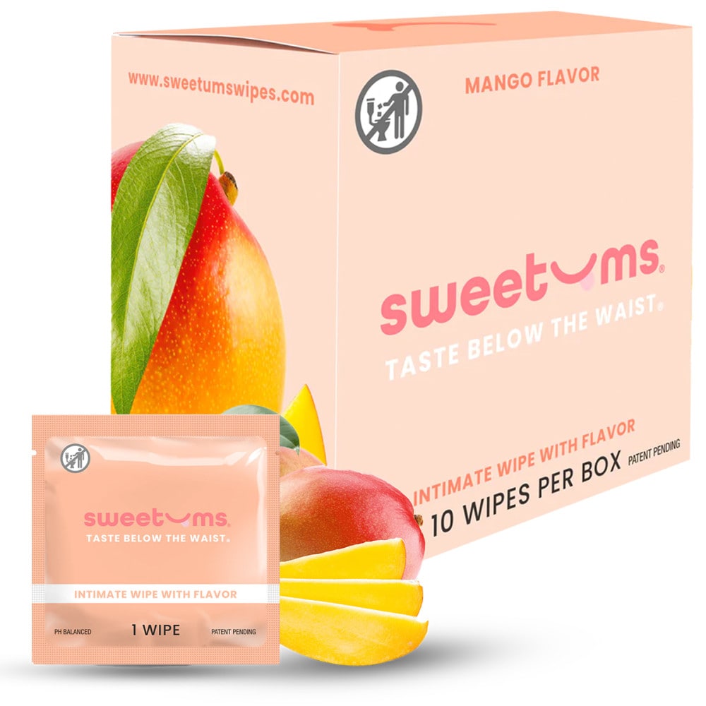 Sweetums Intimate Wipes Mango Flavor | Melody's Room