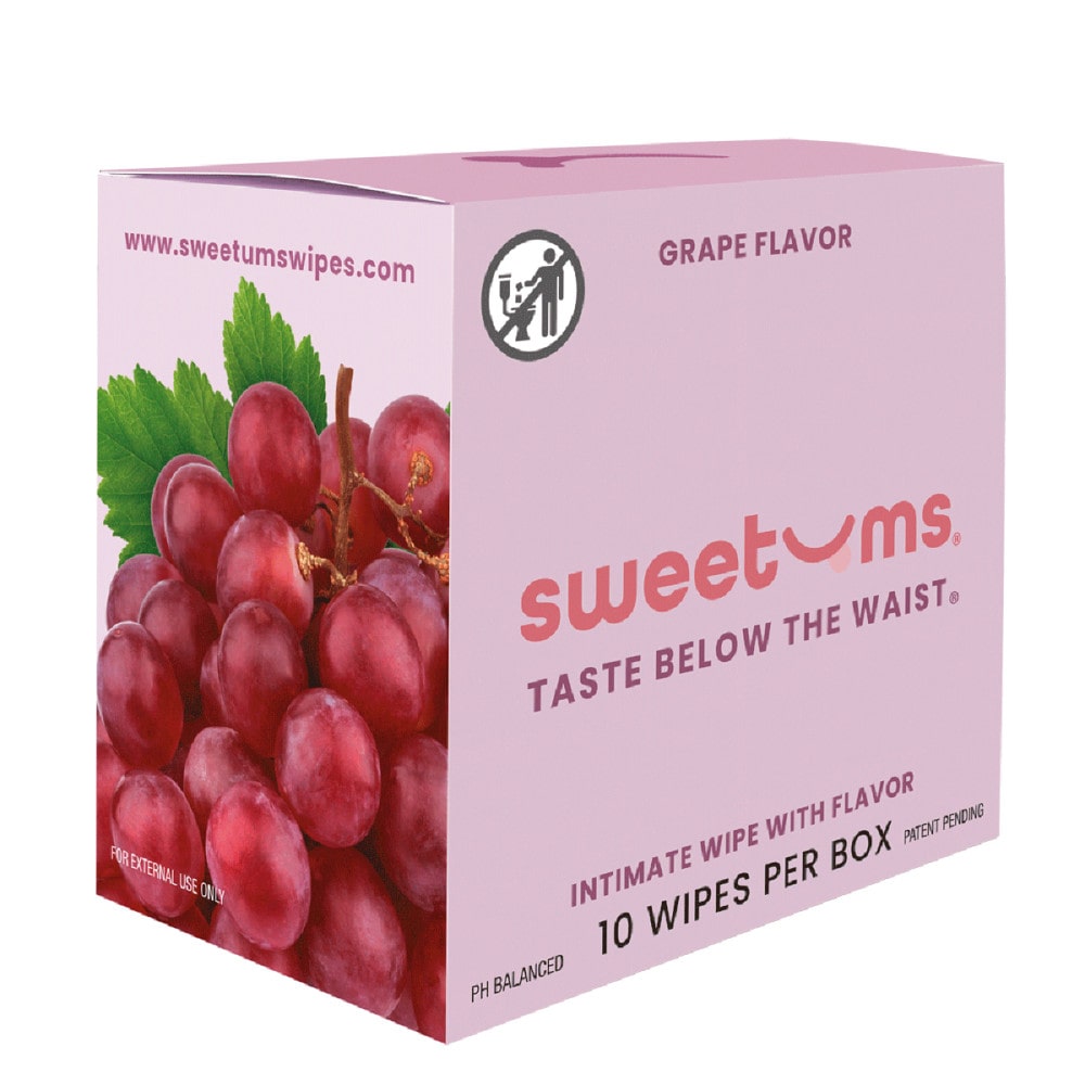 Sweetums Intimate Wipes Grape Flavored | Melody's Room