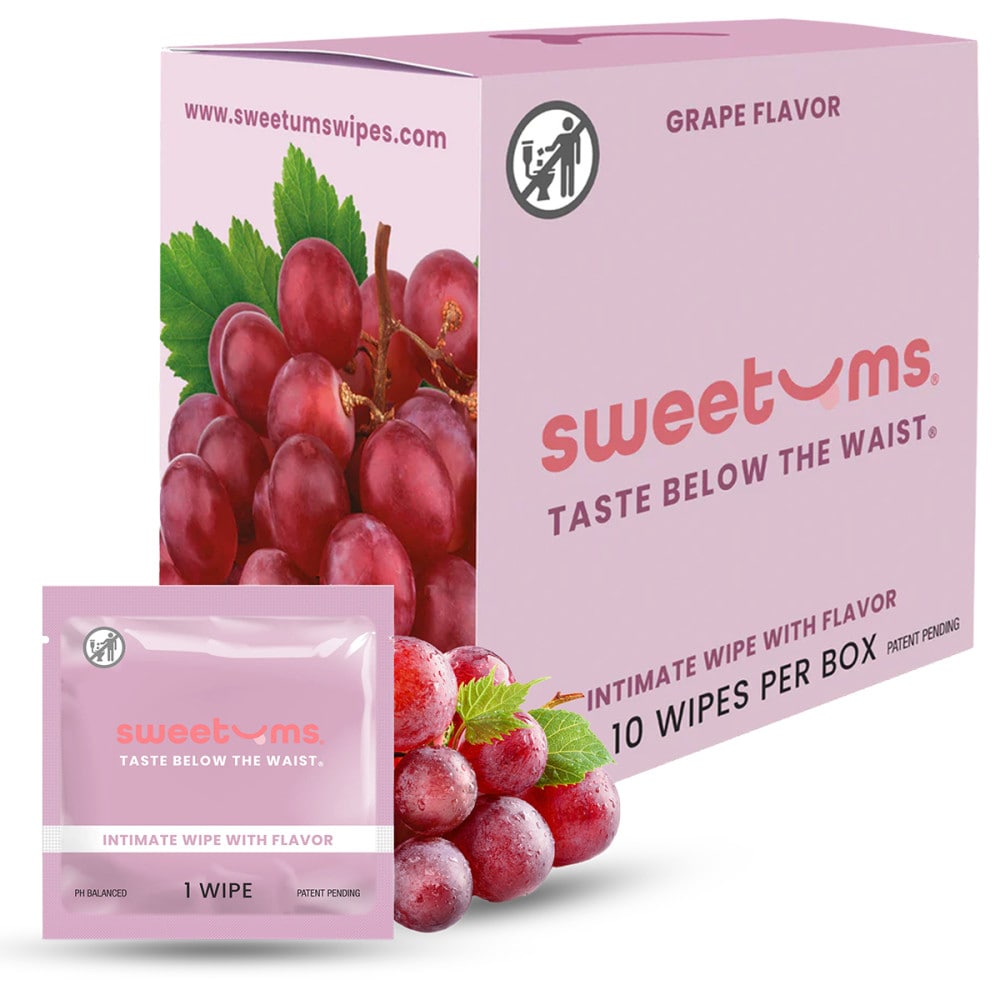 Sweetums Intimate Wipes Grape Flavored | Melody's Room