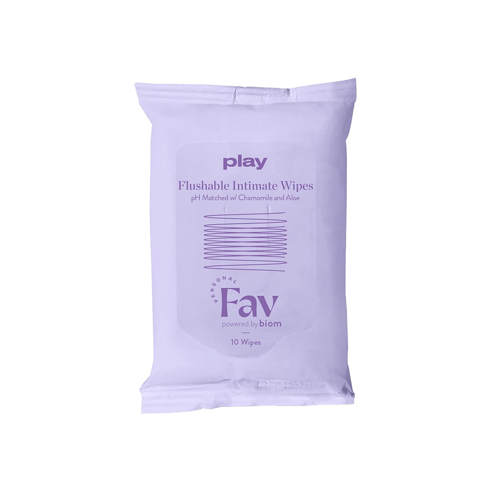 Personal Fav Play Flushable Intimate Wipe 10pk | Melody's Room