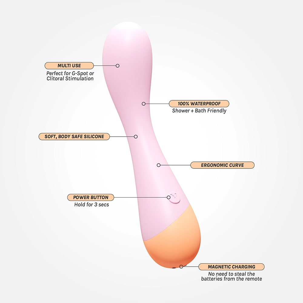 VUSH Peachy G Spot Vibrator | Melody's Room