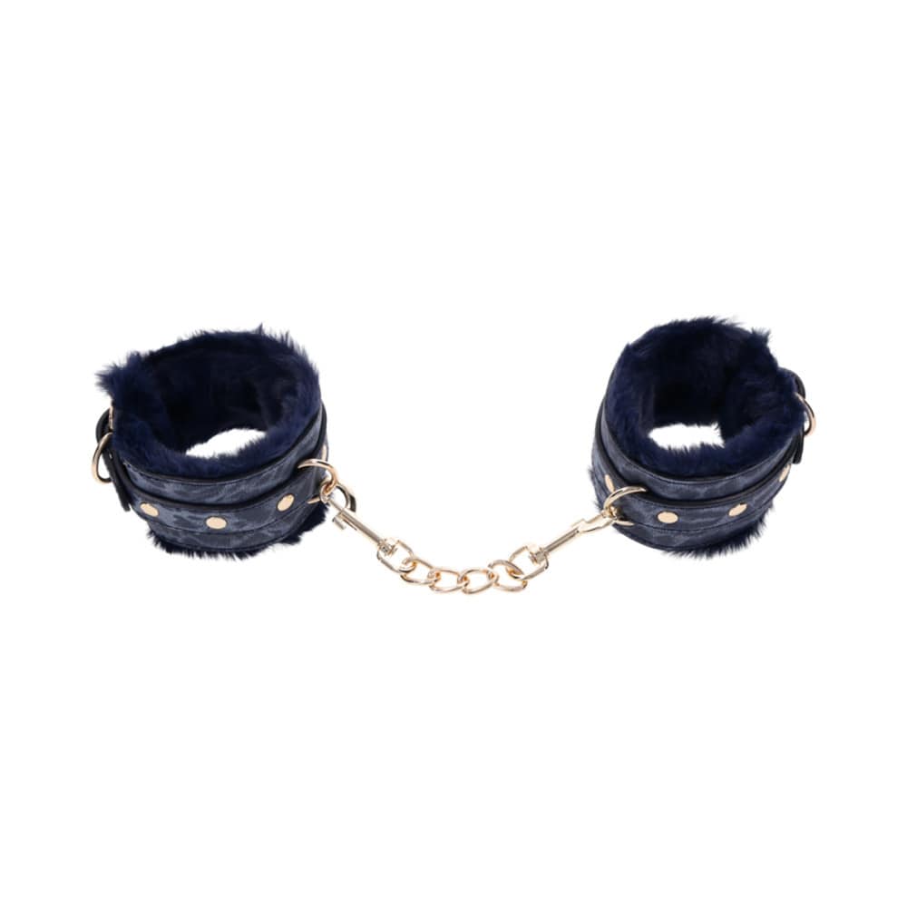 Sex & Mischief Cougar Faux Fur Handcuffs | Melody's Room