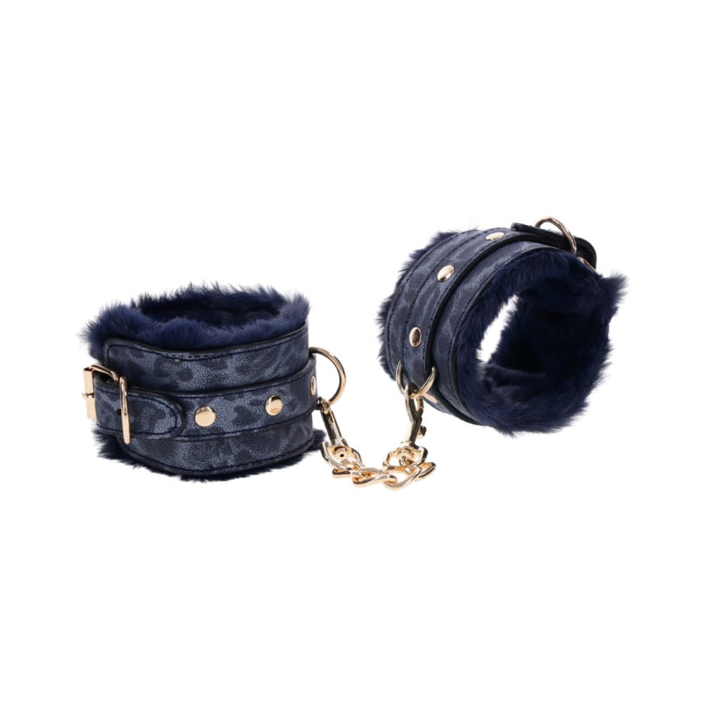 Sex & Mischief Cougar Faux Fur Handcuffs | Melody's Room