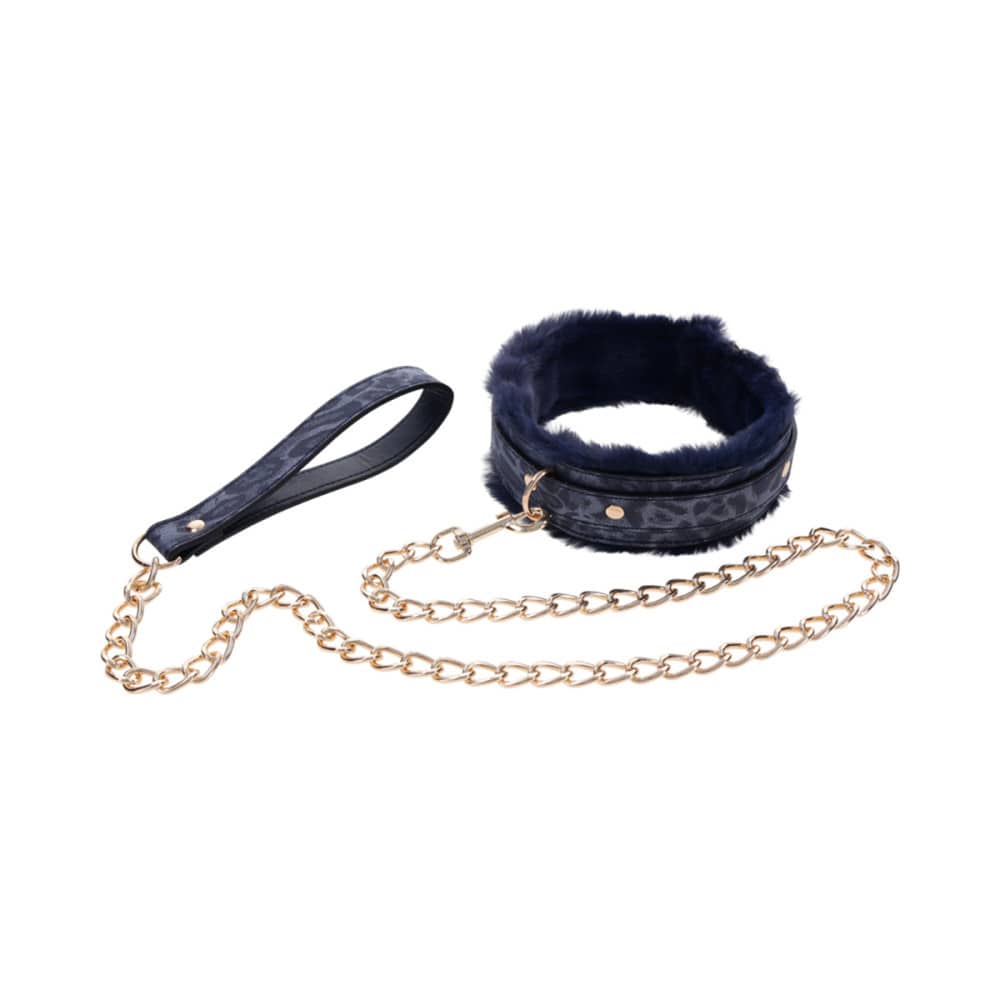 Sex & Mischief Cougar Faux Fur Collar & Leash | Melody's Room