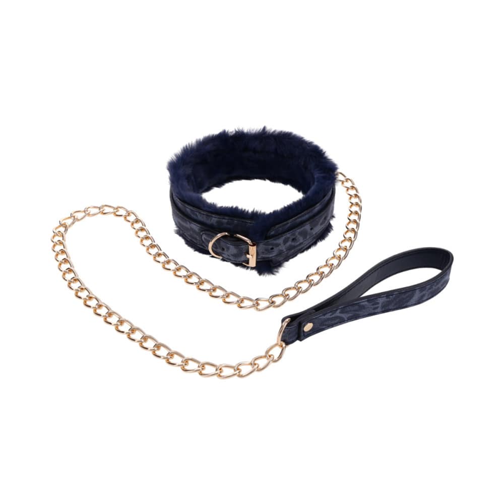 Sex & Mischief Cougar Faux Fur Collar & Leash | Melody's Room