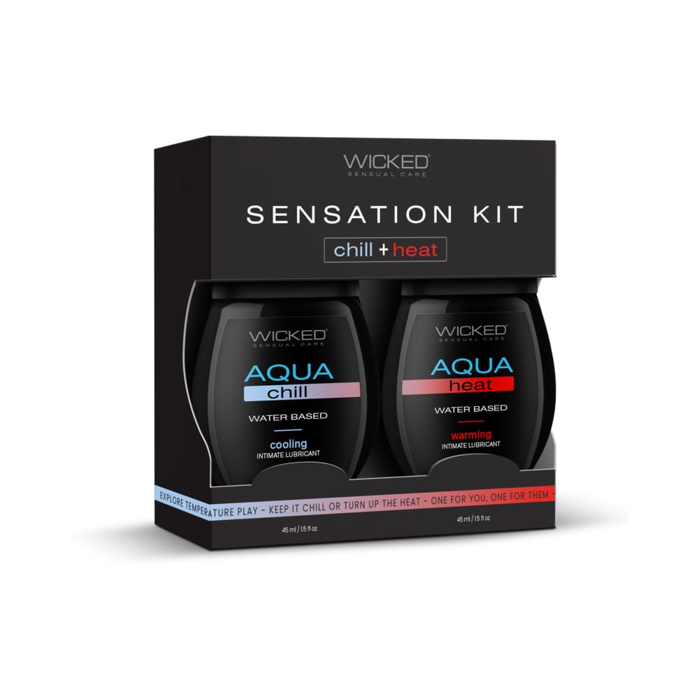 Wicked Sensual Care Sensation Kit Cooling and Warming Intimate Lubricants | Melody's Room