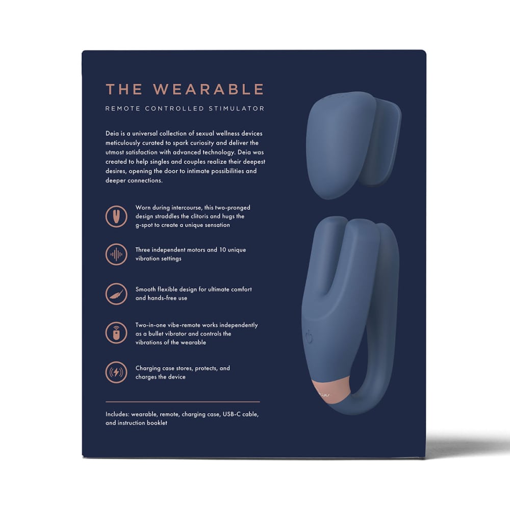 The Wearable Couples Vibe w/ Remote Control by Deia | Melody's Room