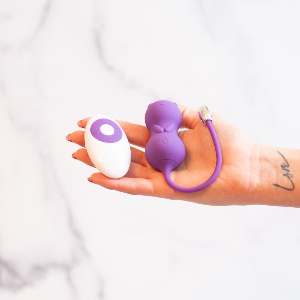 Emojibator Paula Kitty Cat Kegel Ball Vibrator | Melody's Room