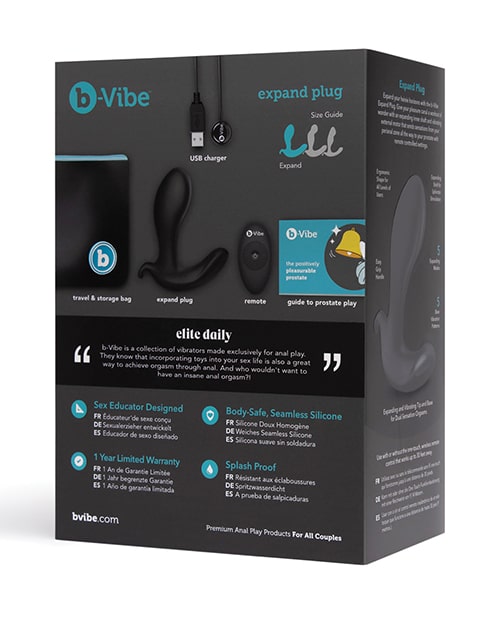 B-VIbe Expand Prostate Plug | Melody's Room