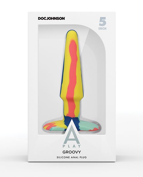 A Play 5" Groovy Silicone Anal Plug | Melody's Room