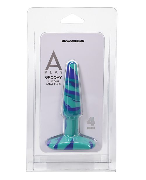 A Play 4" Groovy Silicone Anal Plug | Melody's Room