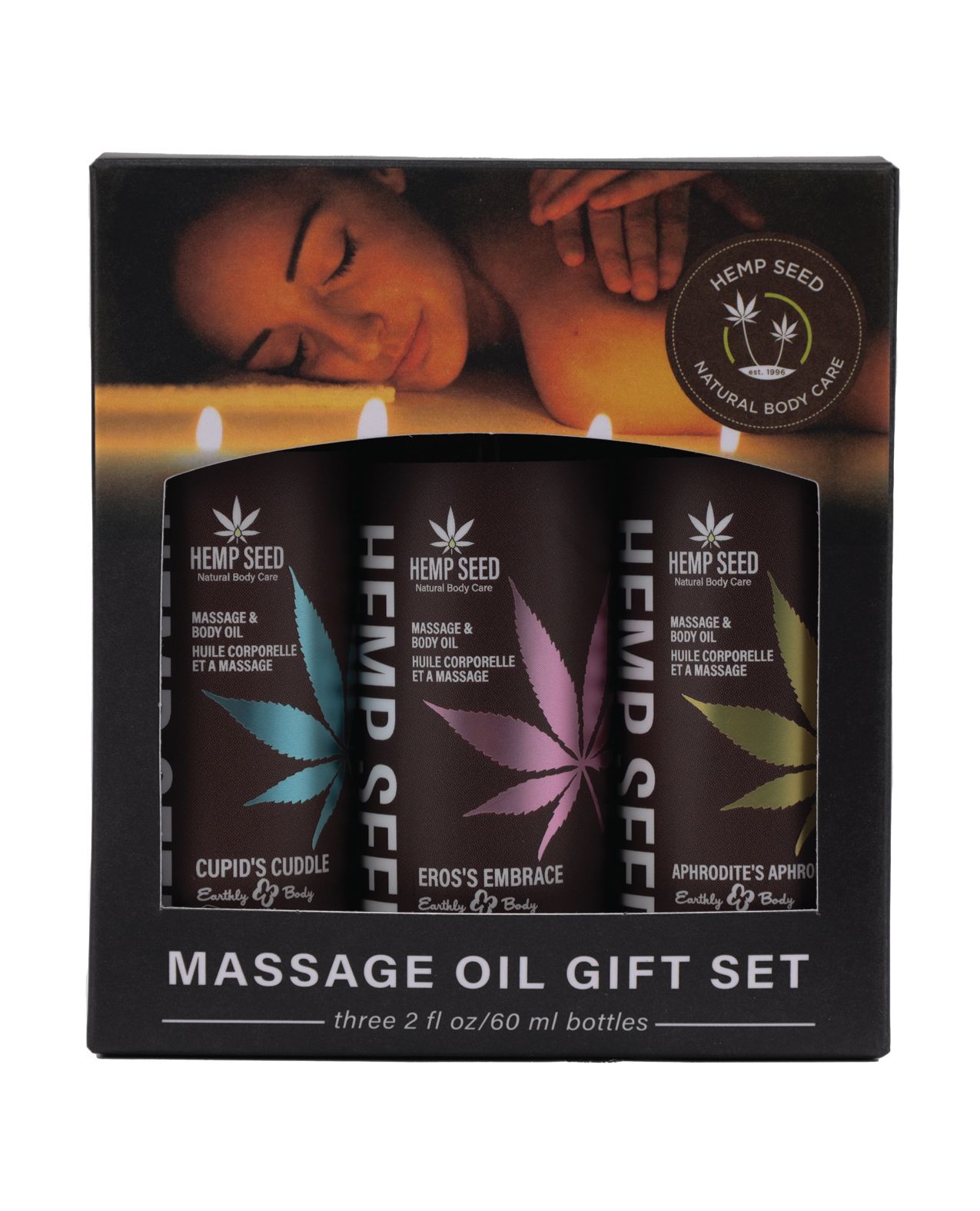 Earthly Body Valentines Massage Oil Gift Set