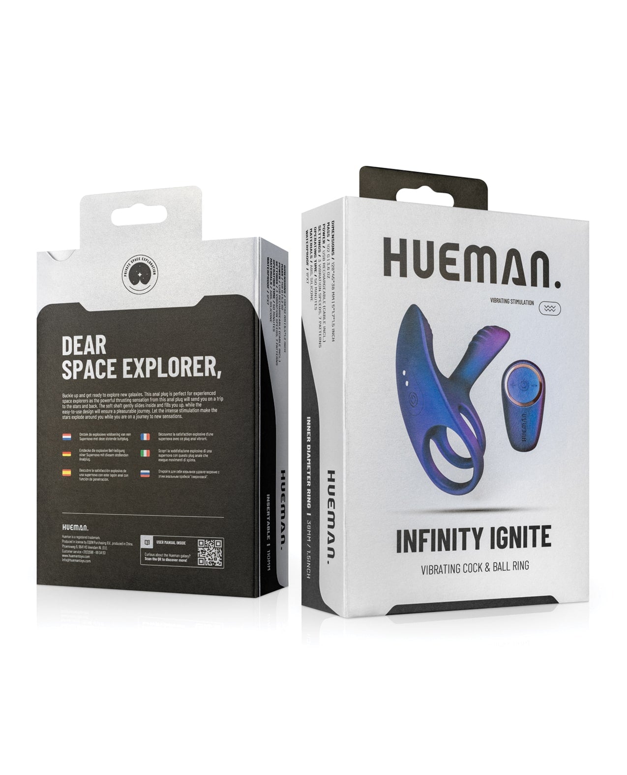 Hueman Infinity Ignite Vibrating Cock Ring | Melody's Room