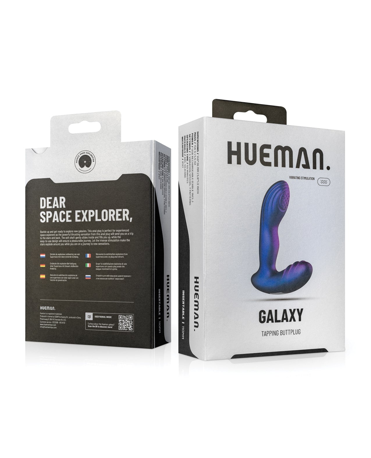 Hueman Galaxy Tapping Butt Plug | Melody's Room