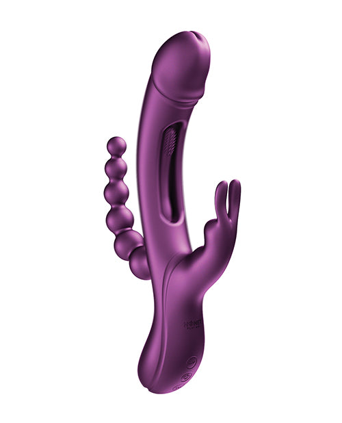 Trilux Kinky Finger Rabbit Vibrator w/ Anal Beads | Melody's Room