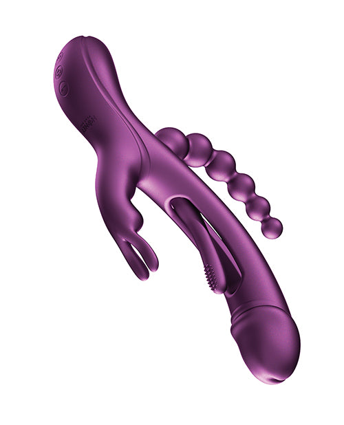 Trilux Kinky Finger Rabbit Vibrator w/ Anal Beads | Melody's Room