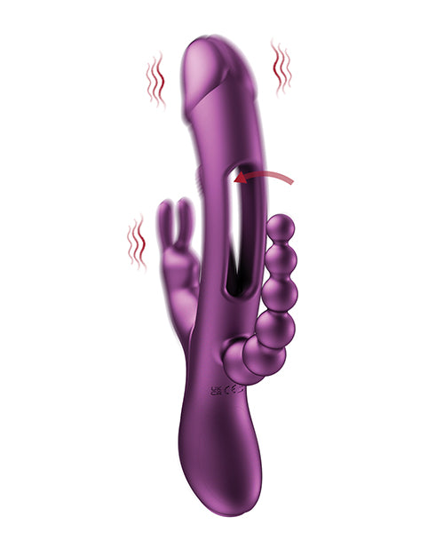 Trilux Kinky Finger Rabbit Vibrator w/ Anal Beads | Melody's Room