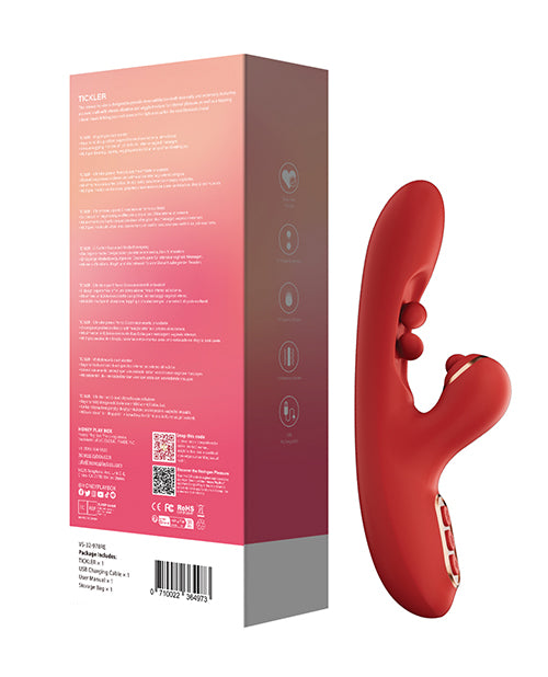 Tickler Wiggling G-Spot Vibrator & Tapping Clitoral Vibrator | Melody's Room 