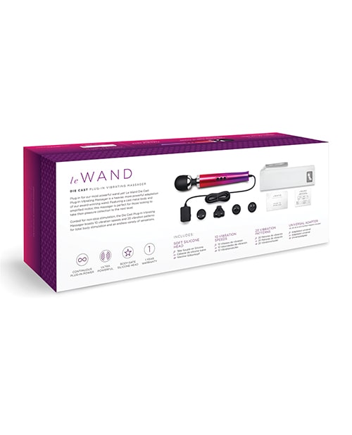 Le Wand Die Cast Plug-In Massager | Melody's Room