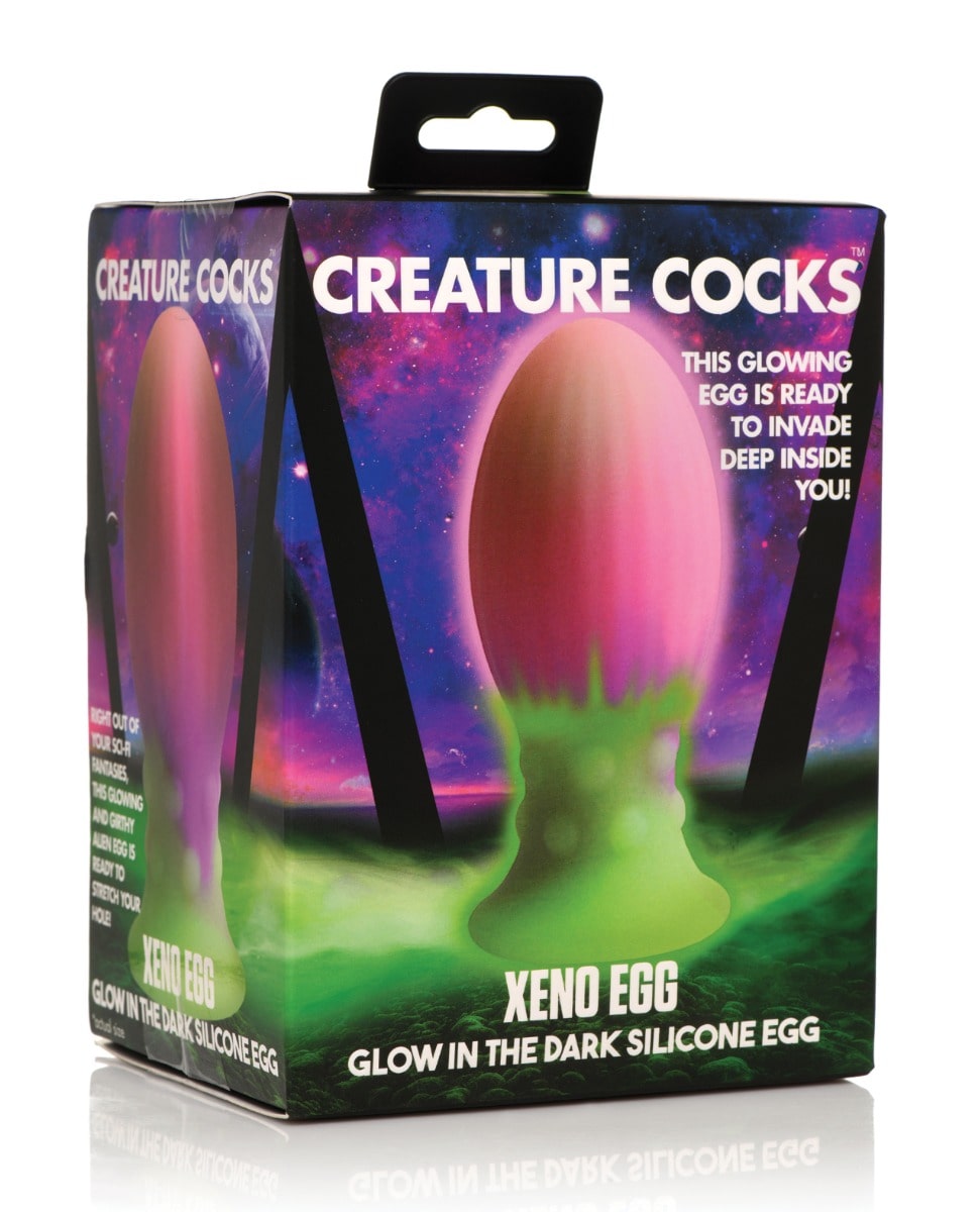 Xeno Glow in the Dark Silicone Egg by Creature Cocks L | Melody's Room