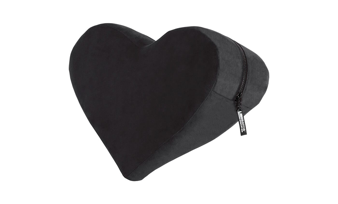 Liberator Black Heart Wedge Sex Pillow - Melody's Room