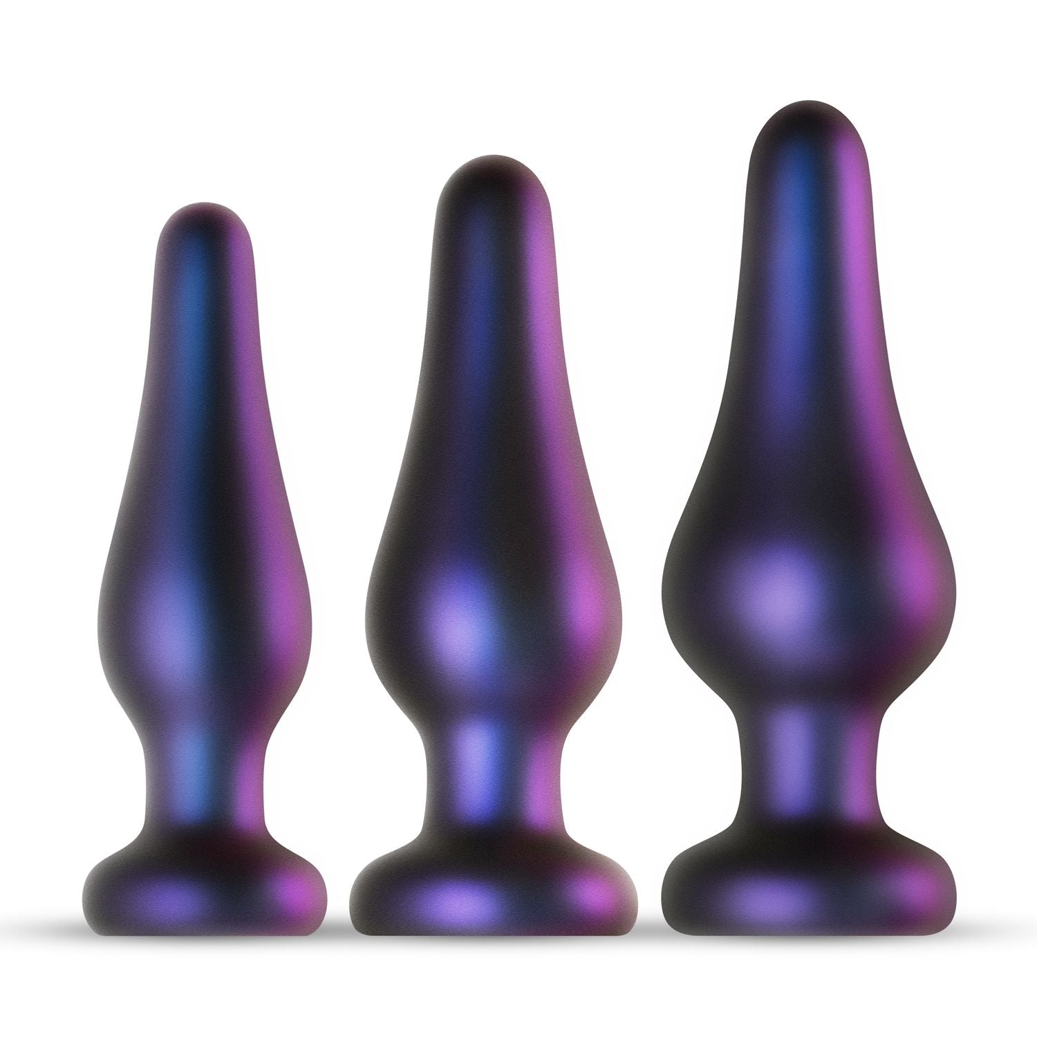 Hueman Comets Purple Butt Plug Set of 3 - Melody's Room