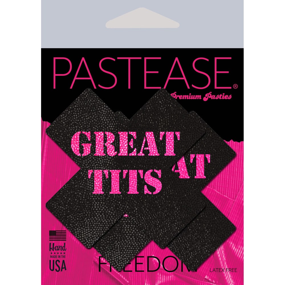 Pastease Great Tits Crosses Nipple Covers - Melody's Room