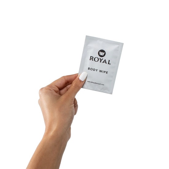 Royal Condom Intimacy Cleansing Wipes 30ct | Melody's Room