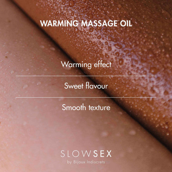 Bijoux Indiscrets Slow Sex Warming Massage Oil - Melody's Room