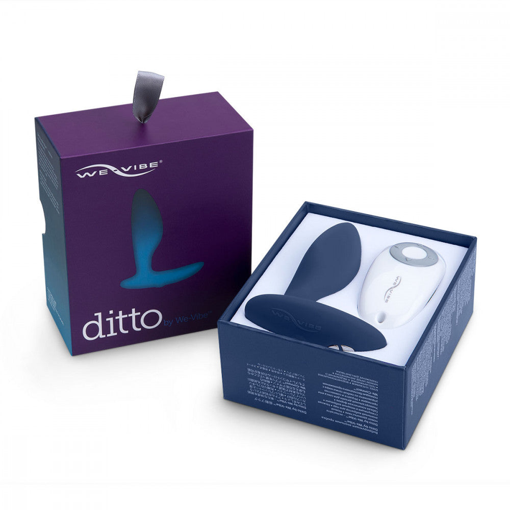 We-Vibe Ditto Blue Vibrating Anal Plug (packaging) - Melody's Room