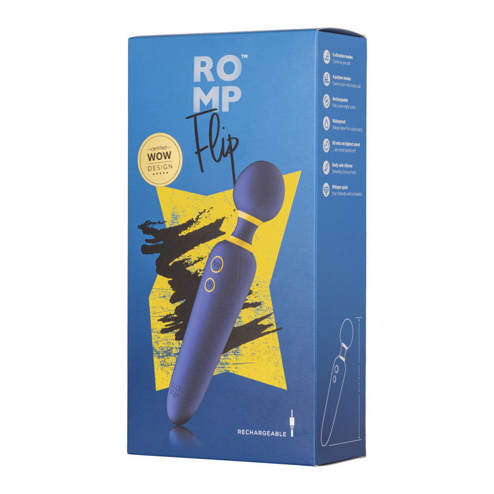 ROMP Flip Blue Wand Massager - Melody's Room