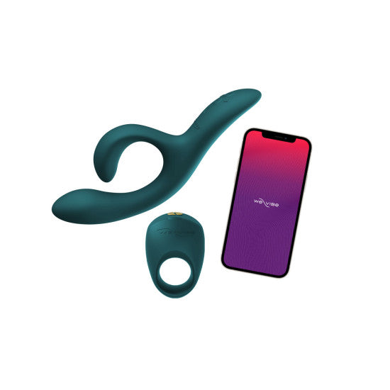 We-Vibe Date Night Kit with Nova 2.0 Rabbit Vibe & Penis Ring - Melody's Room