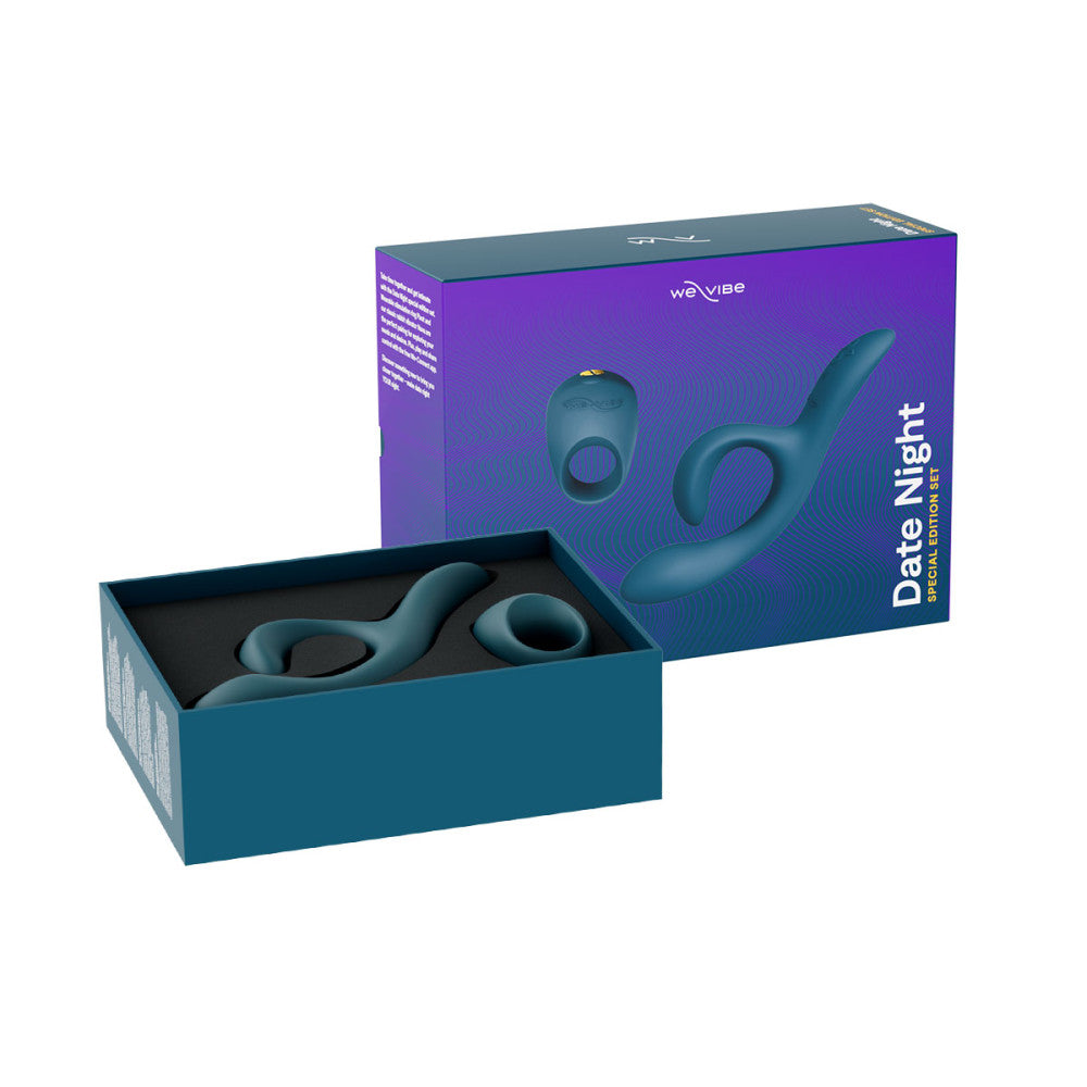 We-Vibe Date Night Kit with Nova 2.0 Rabbit Vibe & Penis Ring - Melody's Room