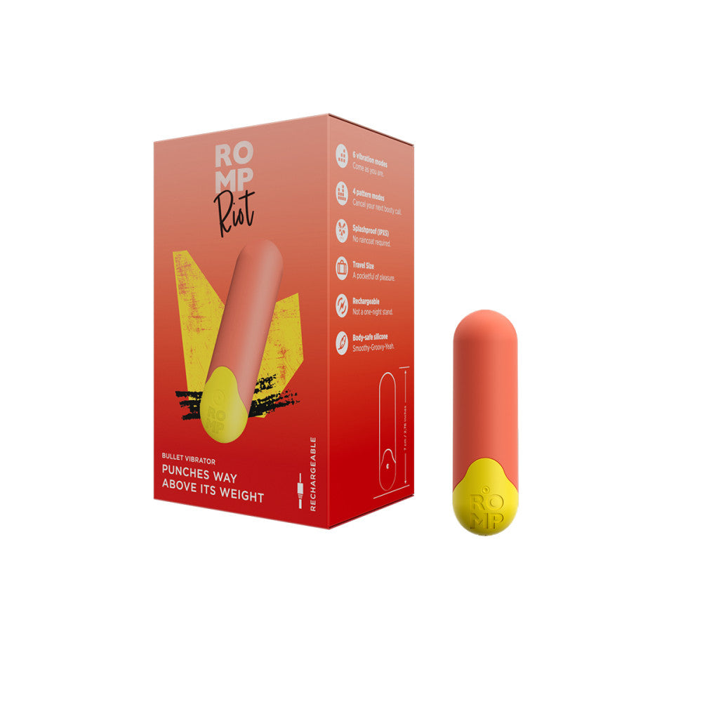 ROMP Riot Orange Bullet Vibrator - Melody's Rooms