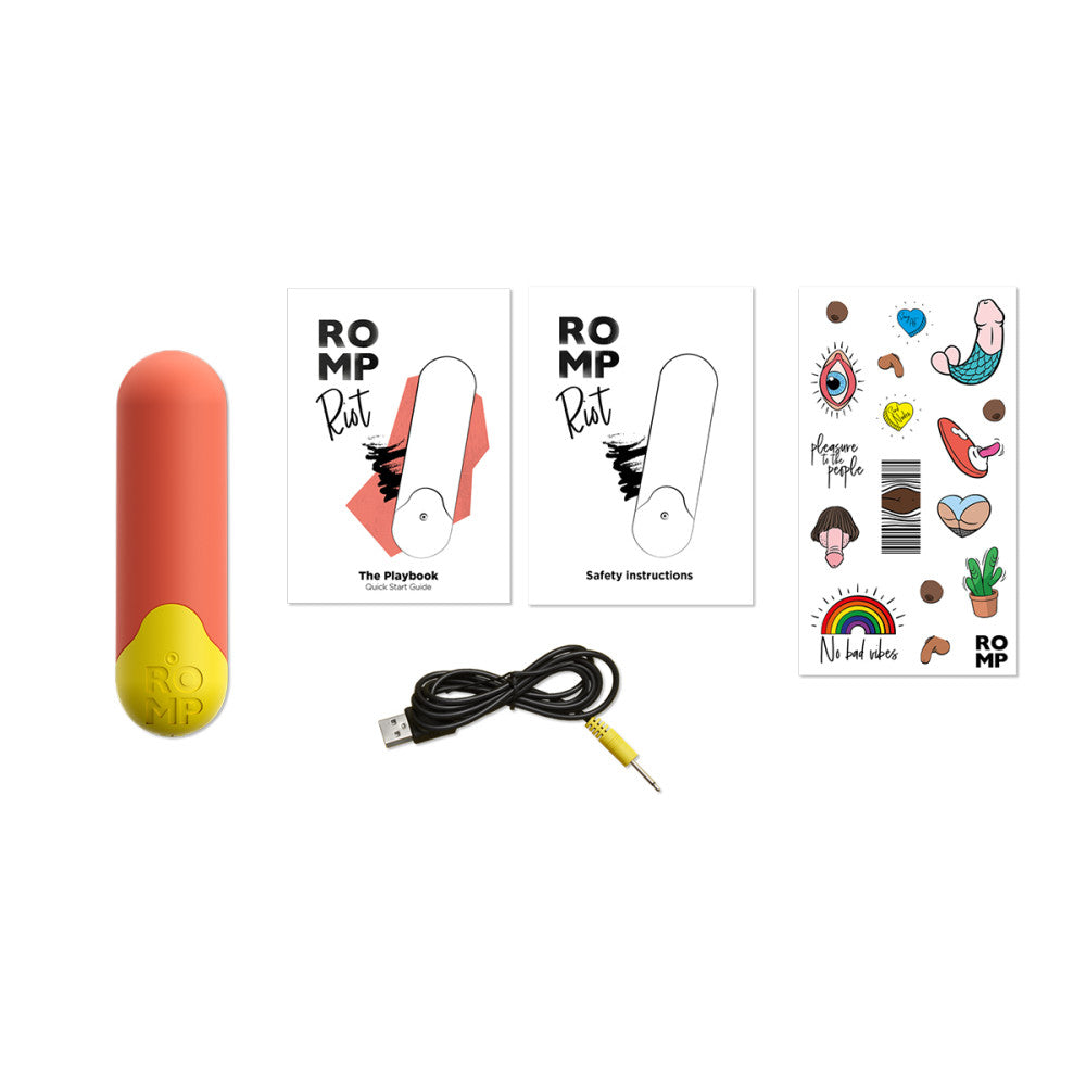 ROMP Riot Orange Bullet Vibrator - Melody's Rooms