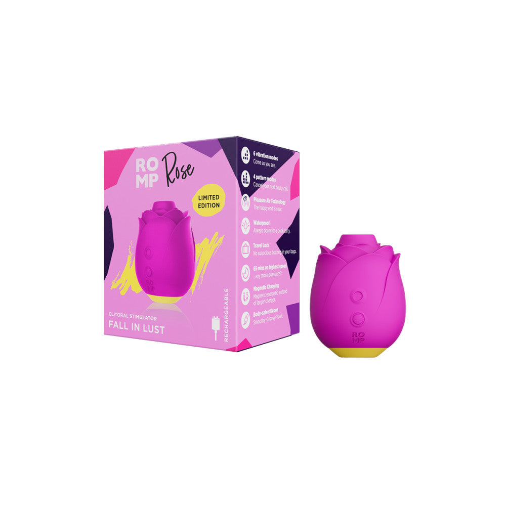 ROMP Pink Rose Clitoral Stimulator - Melody's Room