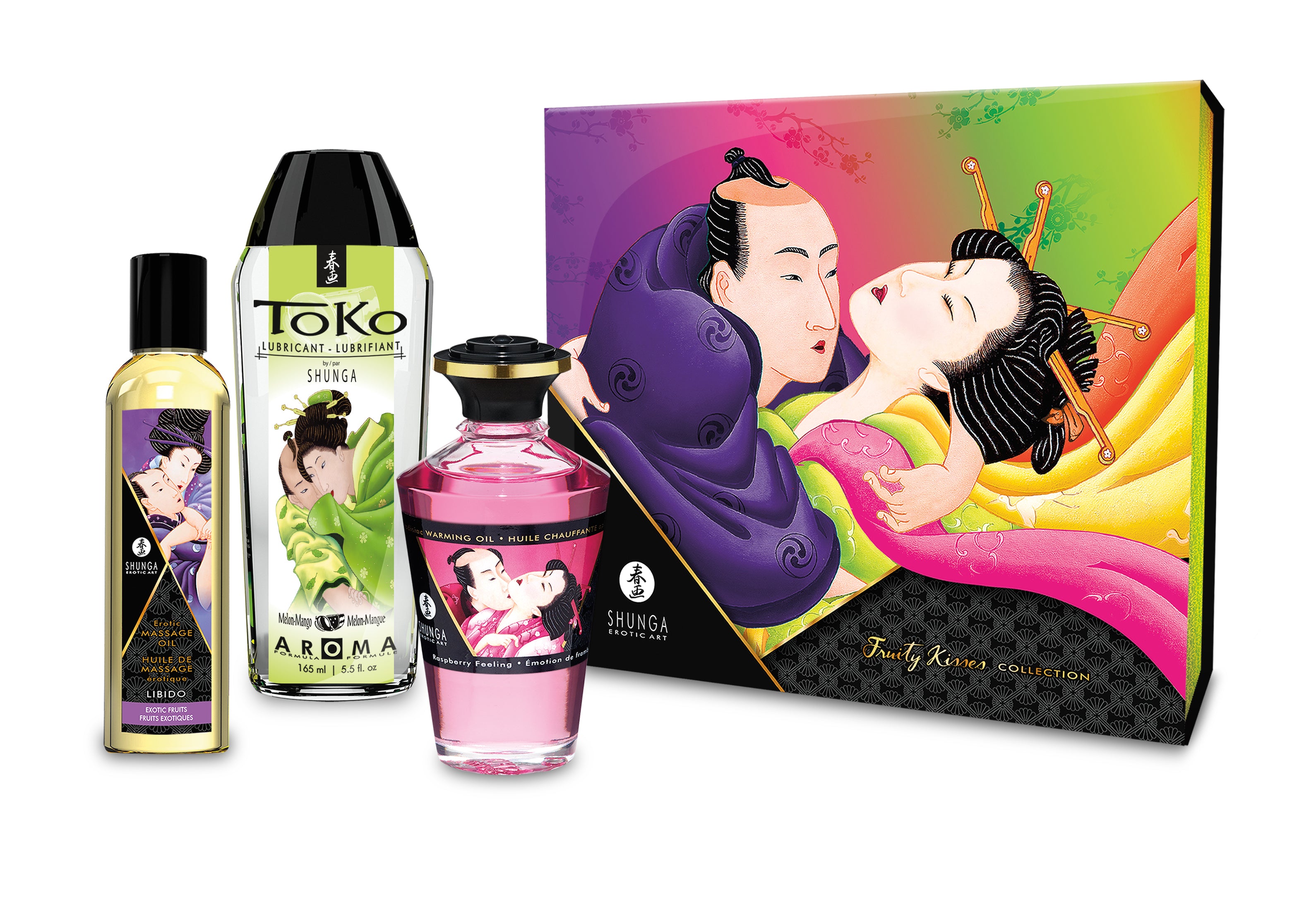 Shunga Fruity Kiss Massage and Lube Collection - Melody's Room