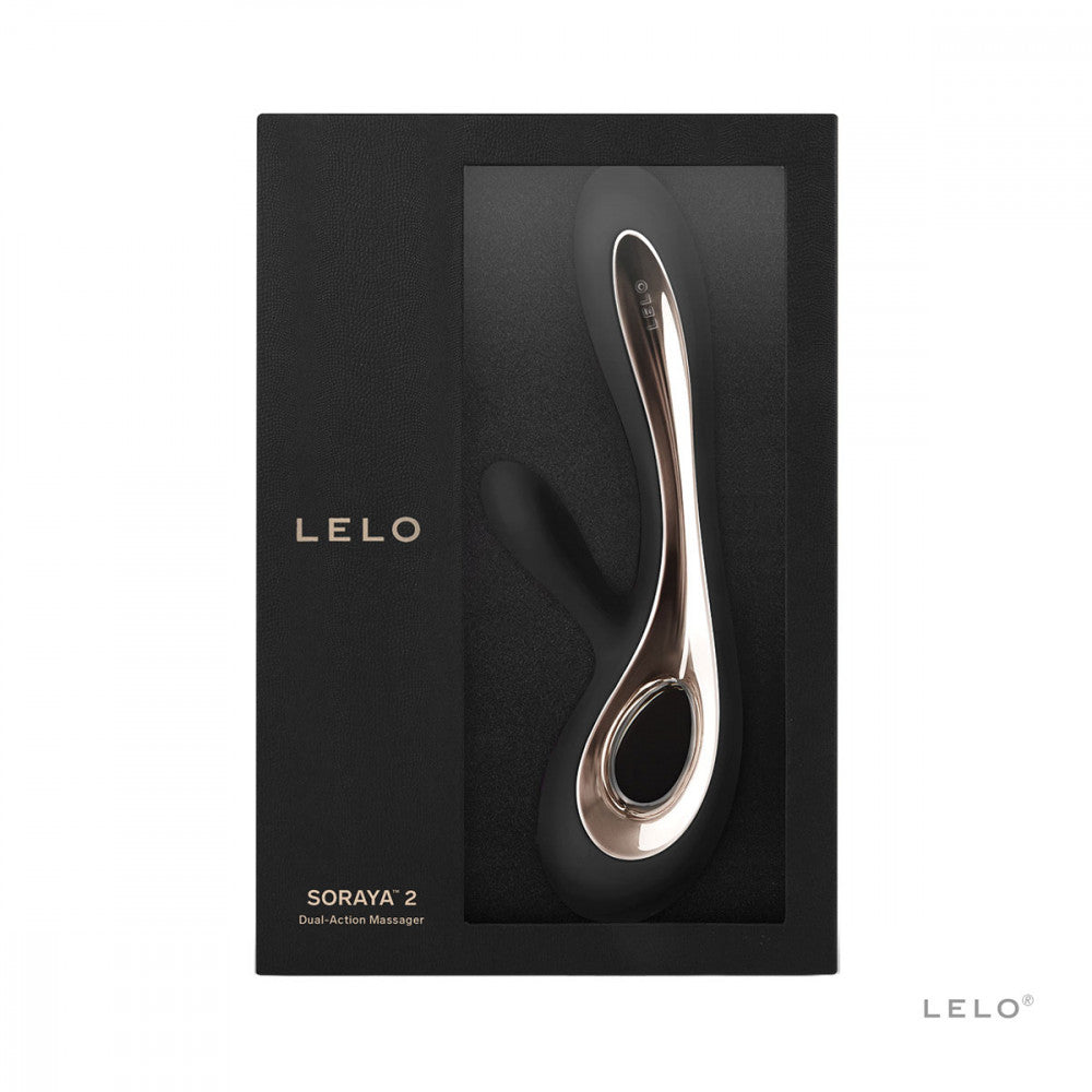 LELO Soraya 2 Black Luxury G-Spot Vibrator - Melody's Room