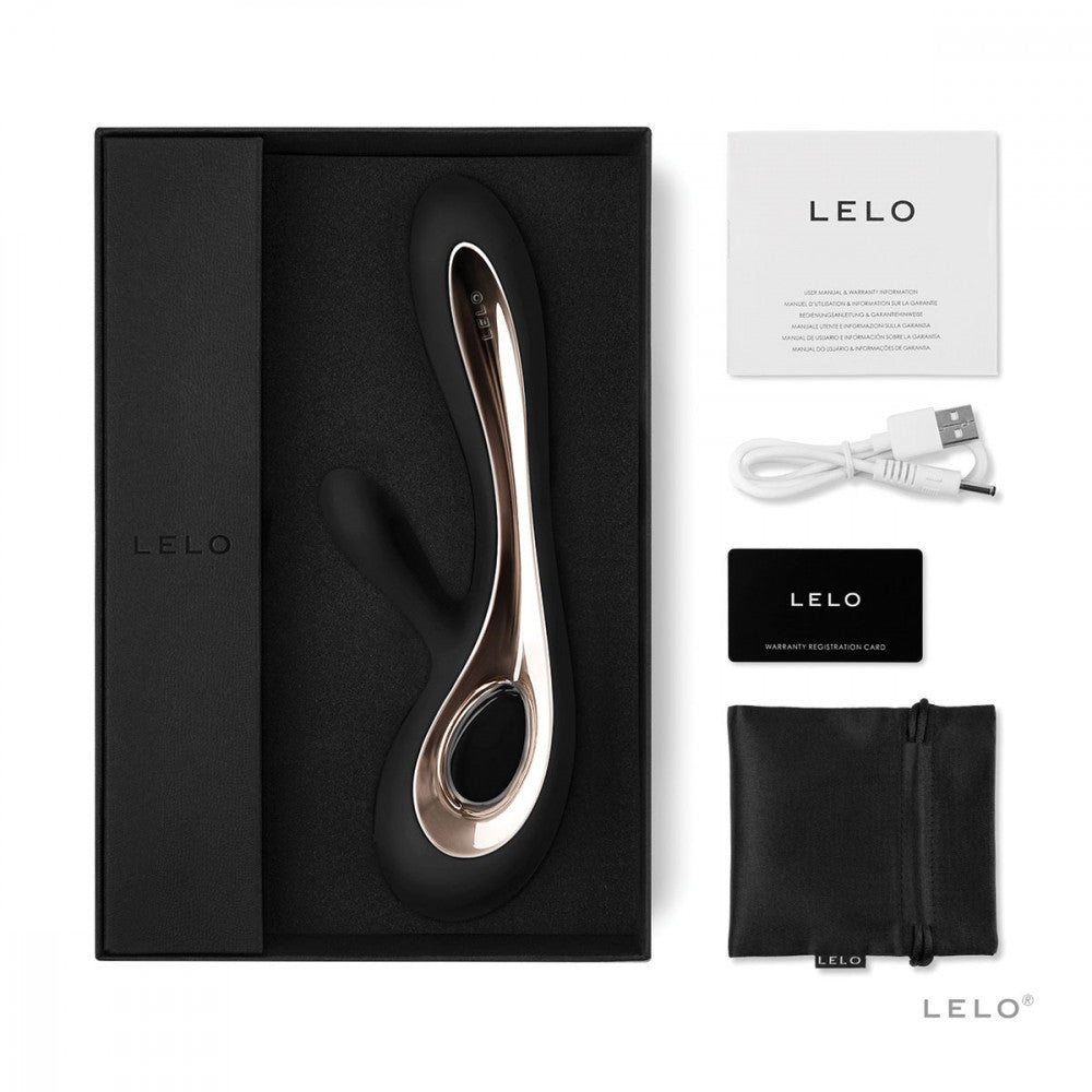 LELO Soraya 2 Black Luxury G-Spot Vibrator - Melody's Room