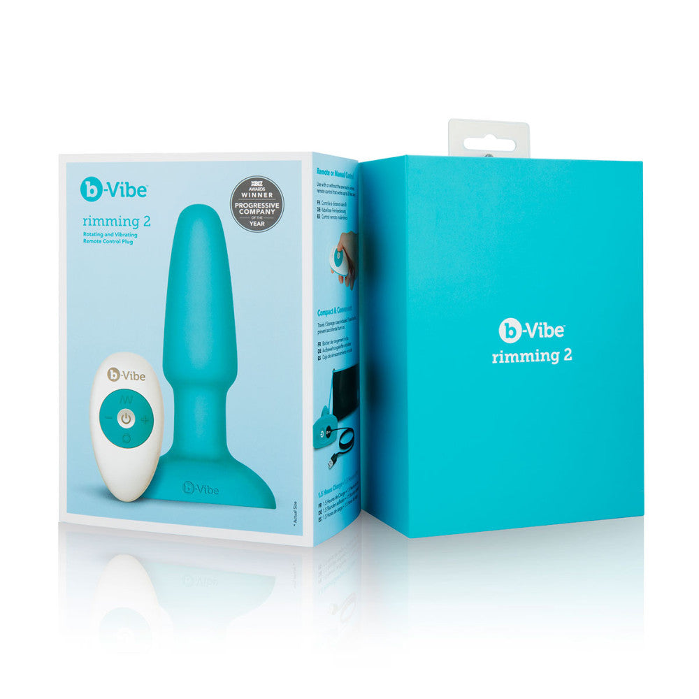 B-Vibe Rimming Plug 2 with Remote Control - Melody's Room