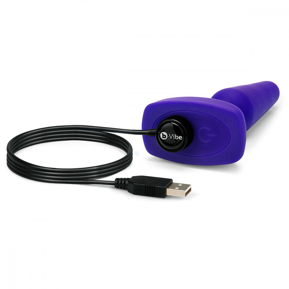 B-Vibe Purple Trio Butt Plug - Melody's Room